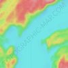 Lac Manitou topographic map, elevation, terrain