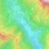 Theth topographic map, elevation, terrain