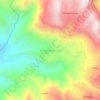 Metigahathenna topographic map, elevation, terrain