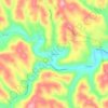 Glencoe topographic map, elevation, terrain