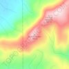 Bear Mountain topographic map, elevation, terrain