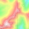 tiger peak topographic map, elevation, terrain