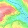 St. Ives topographic map, elevation, terrain