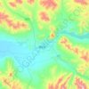 阿里地区 topographic map, elevation, terrain