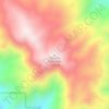 Caliente Mountain topographic map, elevation, terrain