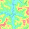 Eighty Four topographic map, elevation, terrain