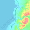 Tacup topographic map, elevation, terrain