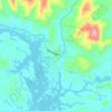 Houay Mo topographic map, elevation, terrain