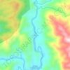 Paraiso topographic map, elevation, terrain