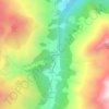 La Gouille topographic map, elevation, terrain