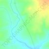 Tropic of Capricorn topographic map, elevation, terrain