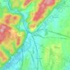 Suffern topographic map, elevation, terrain