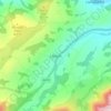 Libanus topographic map, elevation, terrain