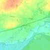 Borris topographic map, elevation, terrain