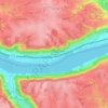 Riverside topographic map, elevation, terrain