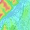 Darlington topographic map, elevation, terrain