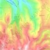 Alarm Forest topographic map, elevation, terrain