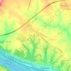 Brunswick Crossing topographic map, elevation, terrain