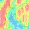 Poulsbo topographic map, elevation, terrain