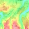 Lower Hardres topographic map, elevation, terrain