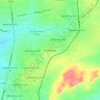 Sebokeng topographic map, elevation, terrain