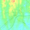 Sebastopol topographic map, elevation, terrain