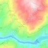 Piares topographic map, elevation, terrain