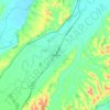 Pahiatua topographic map, elevation, terrain