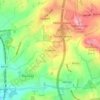 Newton topographic map, elevation, terrain