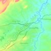 Chinhoyi topographic map, elevation, terrain