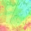 Hornslet topographic map, elevation, terrain