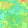 Dabelow topographic map, elevation, terrain