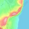 Hook Mountain topographic map, elevation, terrain