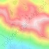 Bald Mountain East Peak topographic map, elevation, terrain