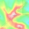 Rock Mountain topographic map, elevation, terrain
