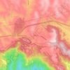 Laxon topographic map, elevation, terrain