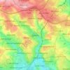 Batley topographic map, elevation, terrain