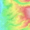 Font Figeon topographic map, elevation, terrain