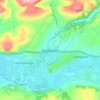 Pontargothi topographic map, elevation, terrain