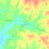 Castalian Springs topographic map, elevation, terrain