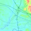 Bansha topographic map, elevation, terrain