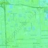 Palm Springs Estates topographic map, elevation, terrain
