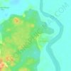El Guamo topographic map, elevation, terrain