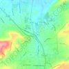 Center Valley topographic map, elevation, terrain