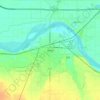 Burley topographic map, elevation, terrain