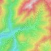 Rolate topographic map, elevation, terrain