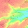 le Mamont topographic map, elevation, terrain