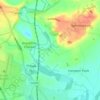 Hampton Gay topographic map, elevation, terrain