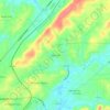 Tellico Hills topographic map, elevation, terrain