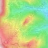 Roche de Solutré topographic map, elevation, terrain